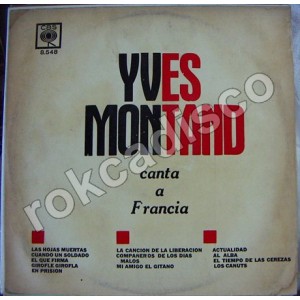 YVES MONTAND (CANTA AFRANCIA) LP 12´, FRANCIA