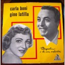 CARLA BONI, GINO LATILLA, LP 10´, ITALIANO