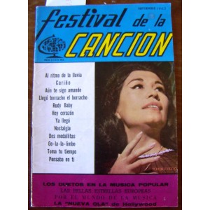 REVISTA FESTIVAL DE LA CANCIÓN, LOLA BELTRÁN EN PORTADA, 1963