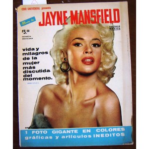 REVISTA CINE UNIVERSAL, JAYNE MANSFIELD EN PORTADA, 1958