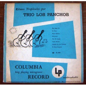 LOS PANCHOS ( RITMOS TROPICALES ) LP 10´, BOLERO