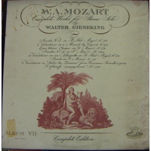 MOZART (COMPLETE WORKS FOR PIANO SOLO ALBUM 7), CLÁSICA-