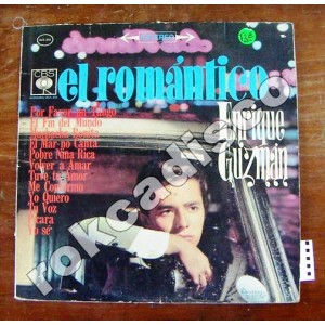 ROCK MEX, ENRIQUE GUZMAN (EL ROMANTICO) LP 12´,