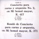 MOZART (CONCIERTO PARA CORNO NOS. 2Y3,K.417,447), CLÁSICA.