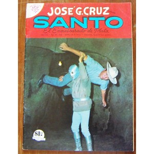 SANTO N°544,EL ENMASCARADO DE PLATA,EDICIONES JOSÉ G. CRUZ,HISTORIETA