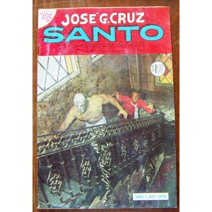 SANTO N°713,EL ENMASCARADO DE PLATA,EDICIONES JOSÉ G, CRUZ,HISTORIETA