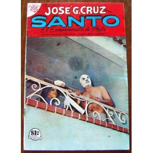 SANTO N°672,EL ENMASCARADO DE PLATA,EDICIONES JOSÉ G, CRUZ,HISTORIETA