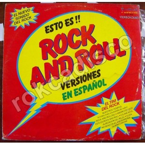 ROCK MEX, ESTO ES ROCK AND ROLL VERSIONES EN ESPAÑOL, LP 12´,