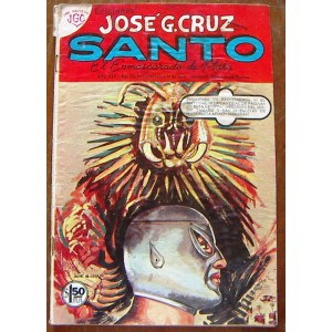 SANTO N°687,EL ENMASCARADO DE PLATA,EDICIONES JOSÉ G. CRUZ,HISTORIETA