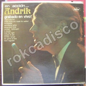 ANDRIK (GRABADO EN VIVO), LP 12´, ROCK MEXICANO