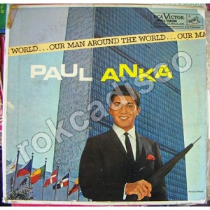 PAUL ANKA, OUR MAN AROUND THE WORLD, LP 12´, 