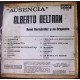 ALBERTO BELTRAN (AUSENCIA) ,AFRONTILLANA