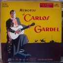CARLOS GARDIEL (MEMORIAS DE CARLOS GARDIEL), LP10´, HECHO EN MÉXICO, TANGO.
