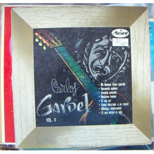 CARLOS GARDEL VOL.5, LP 10´, HECHO EN MÉXICO, TANGO.