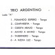 TRIO ARGENTINO (FUMANDO ESPERO), LP 12´, TANGO.