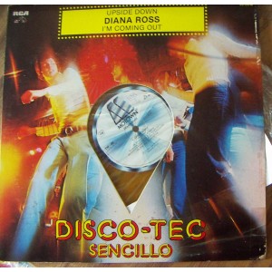 DIANA ROSS, UPSIDE DOWN, VINILO AMARILLO, MUSICA DISCO