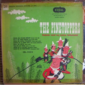 THE PINETOPPERS, LP 10´, HECHO EN ARGENTINA, COUNTRY.