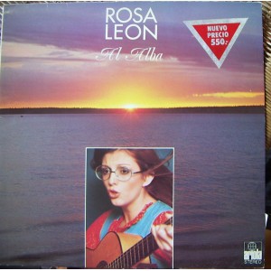 ROSA LEON, AL ALBA, LP 12´, HECHO EN ESPAÑA, CANTAUTOR.