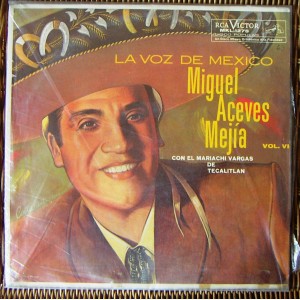 MIGUEL ACEVES MEJÍA, LA VOZ DE MÉXICO VOL.6, LP 12´, BOLERO.