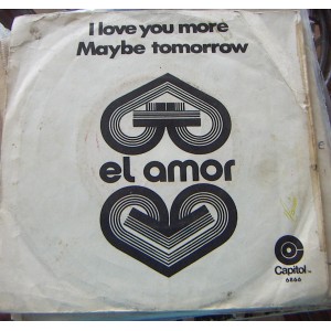 GRUPO EL AMOR, I LOVE YOU MORE, EP 7´, CON PORTADA,  ROCK MEXICANO