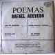 RAFAEL ACEVEDO, POEMAS, EP 7´, BOLERO