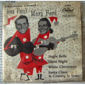 LES PAUL & MARY FORD, CHRISTMAS CHEER, EP 7´, ACTORES QUE CANTAN