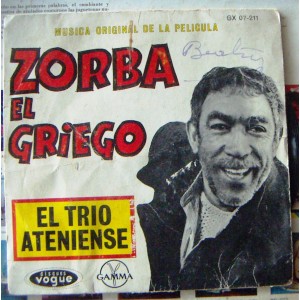 ZORBA EL GRIEGO, EP 7´, BANDA SONORA