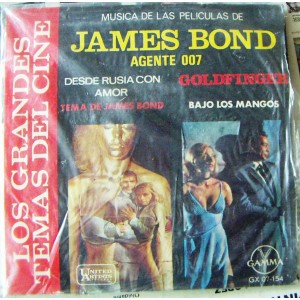 JAMES BOND, AGENTE 007, EP 7´, BANDA SONORA 