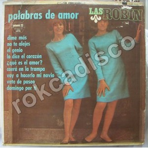 LAS ROBIN, PALABRAS DE AMOR, LP 12´, ROCK MEXICANO