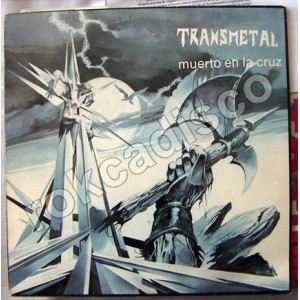 TRANSMETAL, MUERTO EN LA CRUZ, LP 12´, HEAVY METAL MEXICANO