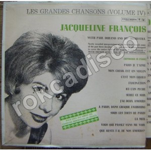 JACQUELINE FRANCOIS, LES GRANDES CHANSONS, VOL.4, LP 12´, FRANCES 