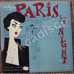 FRANCK POURCEL, PARIS BY NIGHT, No.1, LP 10´, FRANCES