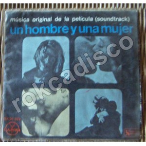 JANE BIRKIN,UN HOMBRE Y UNA MUJER,CANES 1966, EP 7´, BANDA SONORA