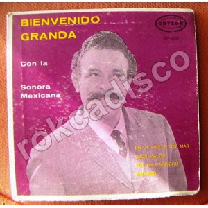 BIENVENIDO GRANDA, CON LA SONORA MEXICANA, EP 7´, AFROANTILLANA