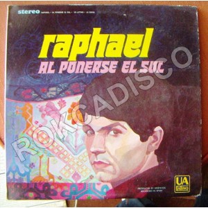 RAPHAEL, AL PONERSE EL SOL, LP 12´, ESPAÑOLES