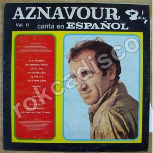 CHARLES AZNAVOUR. (CANTA EN ESPAÑOL) VOL. 11, LP12´, FRANCES