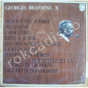 GEORGES BRASSENS X, LP 12´, FRANCIA