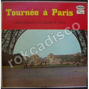 YVETTE GIRAUD Y LES QUATRE DE PARIS (TOURNEE A PARIS) LP 12´, FRANCIA